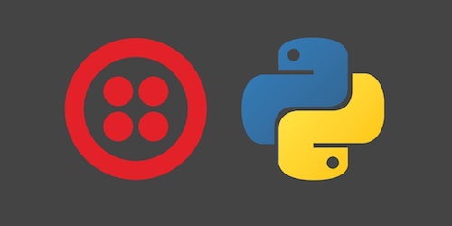 Twilio 和 Python logos，版权归各自所有者所有。