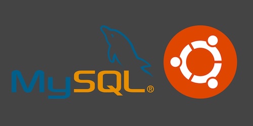 MySQL 和 Ubuntu logos，版权归各自所有者所有。