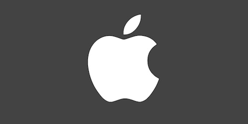 Apple logo，版权归属 Apple。