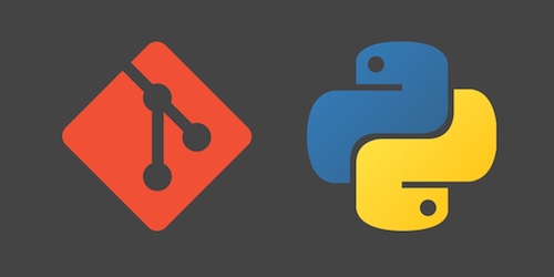 Python 和 Git logos，版权归各自所有者所有。