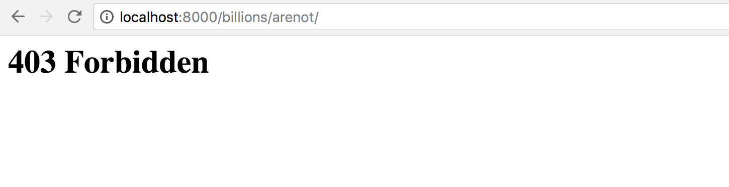 403 Forbidden error with any path under /billions/ other than /billions/are/.