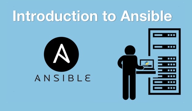 Introduction to Ansible video course logo.