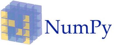 NumPy logo.